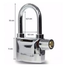 Cadeado de Segurança em Aço Reforçado – Proteção Ideal para Casa e Moto
