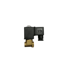 Solenoide 3 Vias 220V/60Hz com Base N.O (Normalmente Aberta) em Latão 1/4" - Baccara