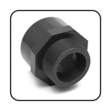 Adaptador Macho pvc -u Bucha /luva PVC -U d75x90x3 Pol- Aquaplastic
