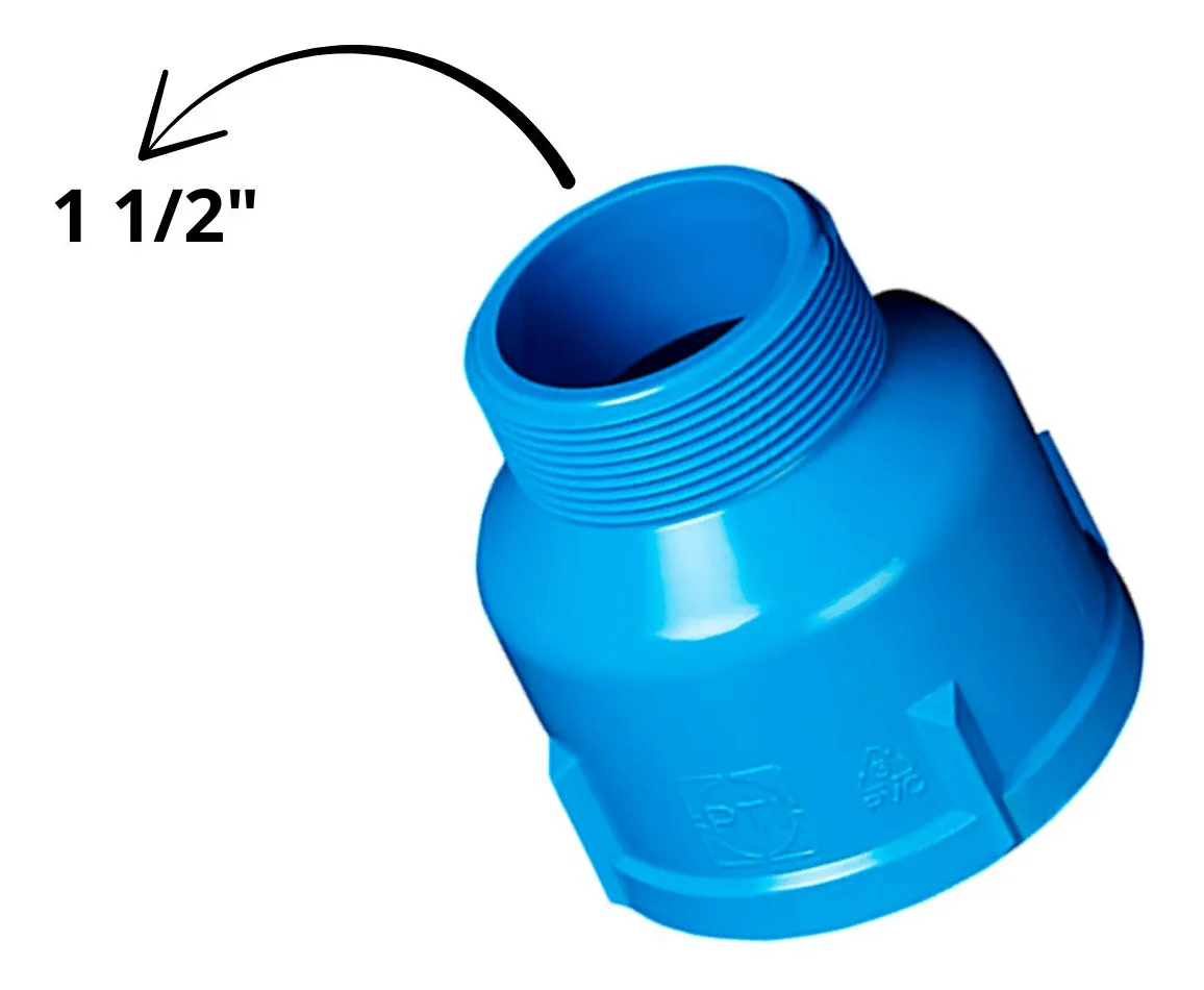 Adaptador Redução Soldável Irrigação PN 125 DN 75 × 1 1/2” RE – PTI