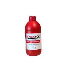  Adesivo Plástico Cola para Pvc Extraforte para Tubos e Conexões Vermelho 850g Pisafix