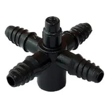 Conector Roscado com 4 Saídas para Microtubo 3/5 – Rivulis Conector Roscado com 4 Saídas para Microtubo 3/5 – Rivulis