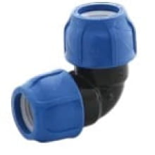 Joelho Compressão PVP DN50 x 50 - Poelsan