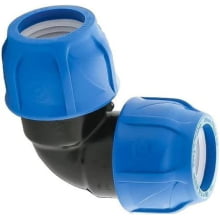 Joelho Compressão PVP DN50 x 50 - Poelsan