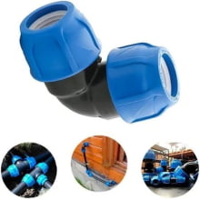 Joelho Compressão PVP DN50 x 50 - Poelsan