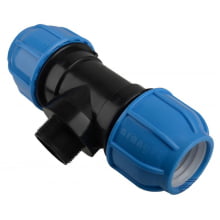 Tê Macho Compressão PVP DN63 x 2 Pol. x 63 PN16 - Poelsan