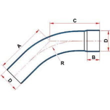 Curva 45º PTA/BSA Soldável Irriga-LF 75 CB - Tigre