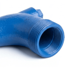 Curva Rosca Dupla 2" x 1 1/4" em Ferro Fundido – FAL