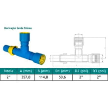 Derivação Saida Femea ER- 2 - Viqua