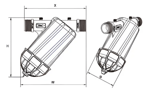 Filtro de Disco Plástico Y 1.1/2" – 120 Mesh - STF