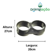 Fim de Linha 13mm Tipo Oito para Irrigação – Implebras