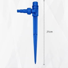 Haste Azul com Rosca Interna 1/2" com Adaptador para Mangueiras – Agrojet