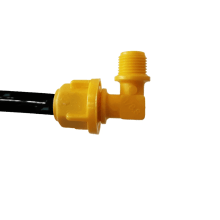 Joelho 1/8" - 1/4" x 8 mm para Irrigação – Implebras