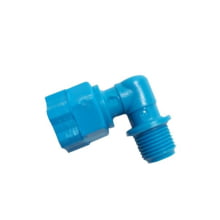 Joelho 1/8" x 8mm Teffen Azul – Baccara