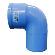 Joelho PVC Irrigação Soldável Ponta/Bolsa 90º DN75 PN125 – PTI