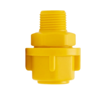 Niple 1/8" 8MM – 1/4" 8MM - Implebras