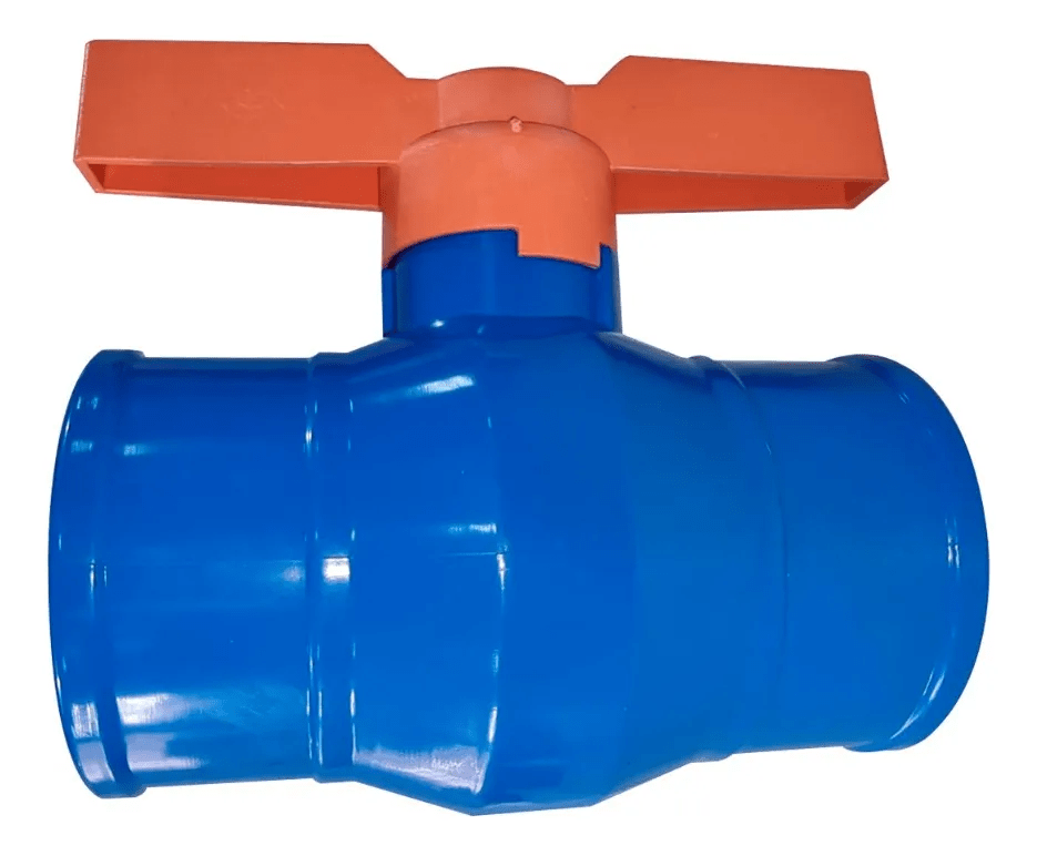 Registro de Esfera PVC Irriga de Rosca 4" – Unifortte