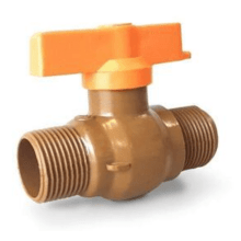 Registro de Esfera Rosca PVC Marrom 3/4 – Unifort