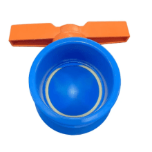 Registro de Esfera Soldável PVC Azul Irriga 100 mm – Unifortte