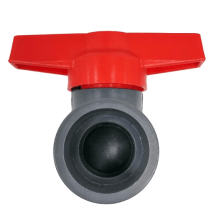 Registro Valvula Compacta de Esfera PVC-U ptfe-Epdm f/f pn10 d.38,2 - Aquaplastic