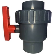 Registro Valvula Compacta de Esfera PVC-U ptfe-Epdm f/f pn10 d.38,2 - Aquaplastic