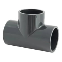 Te 90 ° pvc-u Solda Pn16 D.110 - Aquaplastic