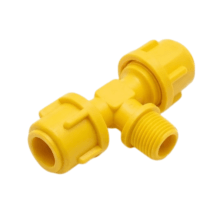 Tee 1/8" x 8 x 8MM p/ Irrigação – Implebras