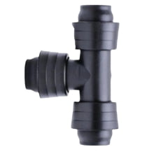 Tee 16 mm com Anel Liso para Irrigação – Implebras