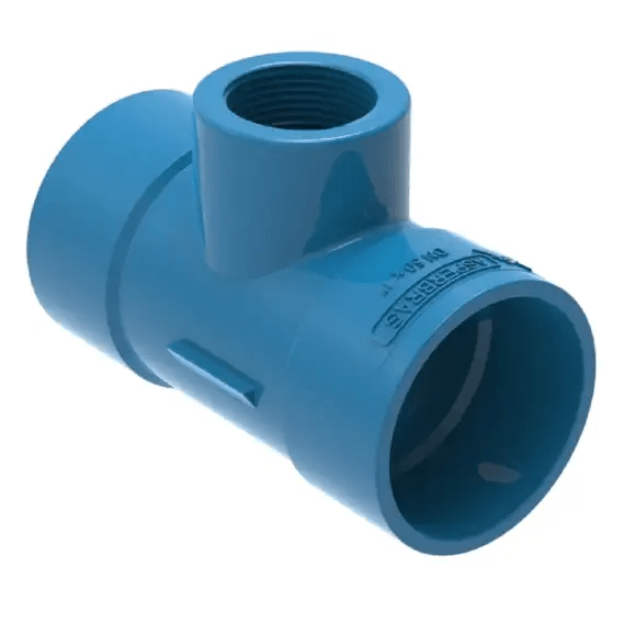 TEE de Redução PVC Irriga Soldável DN50 1" RI - Asperbras TEE de Redução PVC Irriga Soldável DN50 1" RI - Asperbras