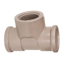 Tee Soldável com Rosca Central  25mm x 3/4" - Plastilit