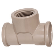 Tee Soldável com Rosca Central 25mm x 3/4" - Plastilit Tee Soldável com Rosca Central 25mm x 3/4" - Plastilit
