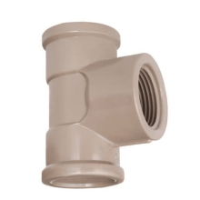 Tee Soldável com Rosca Central 25mm x 3/4" - Plastilit