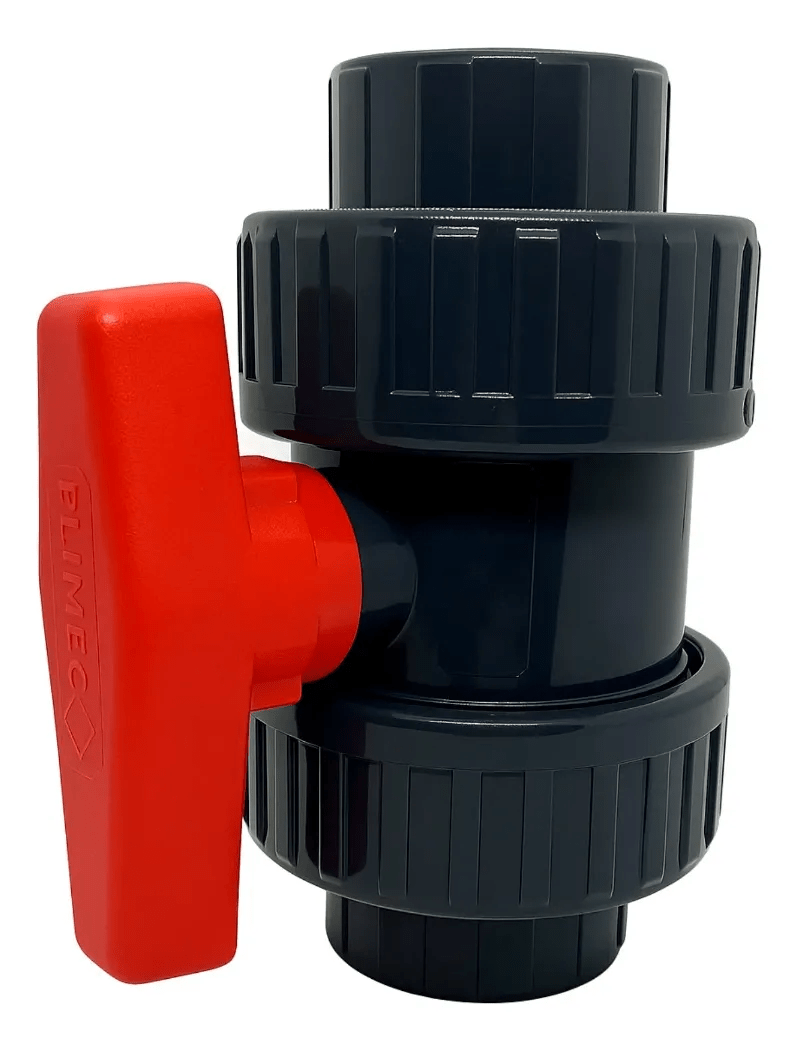 Válvula Compacta de Esfera PVC-U PTFE/EPDM F/F PN10 4” BSP