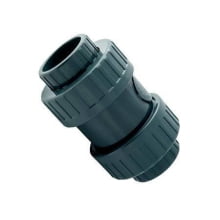 Valvula de retenção pvc-u epdm pn16 União f/f d.50-1 1/2 pol. Bsp - Aquaplastic