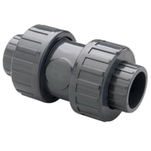 Valvula de retenção pvc-u epdm pn16 União f/f d.50-1 1/2 pol. Bsp - Aquaplastic