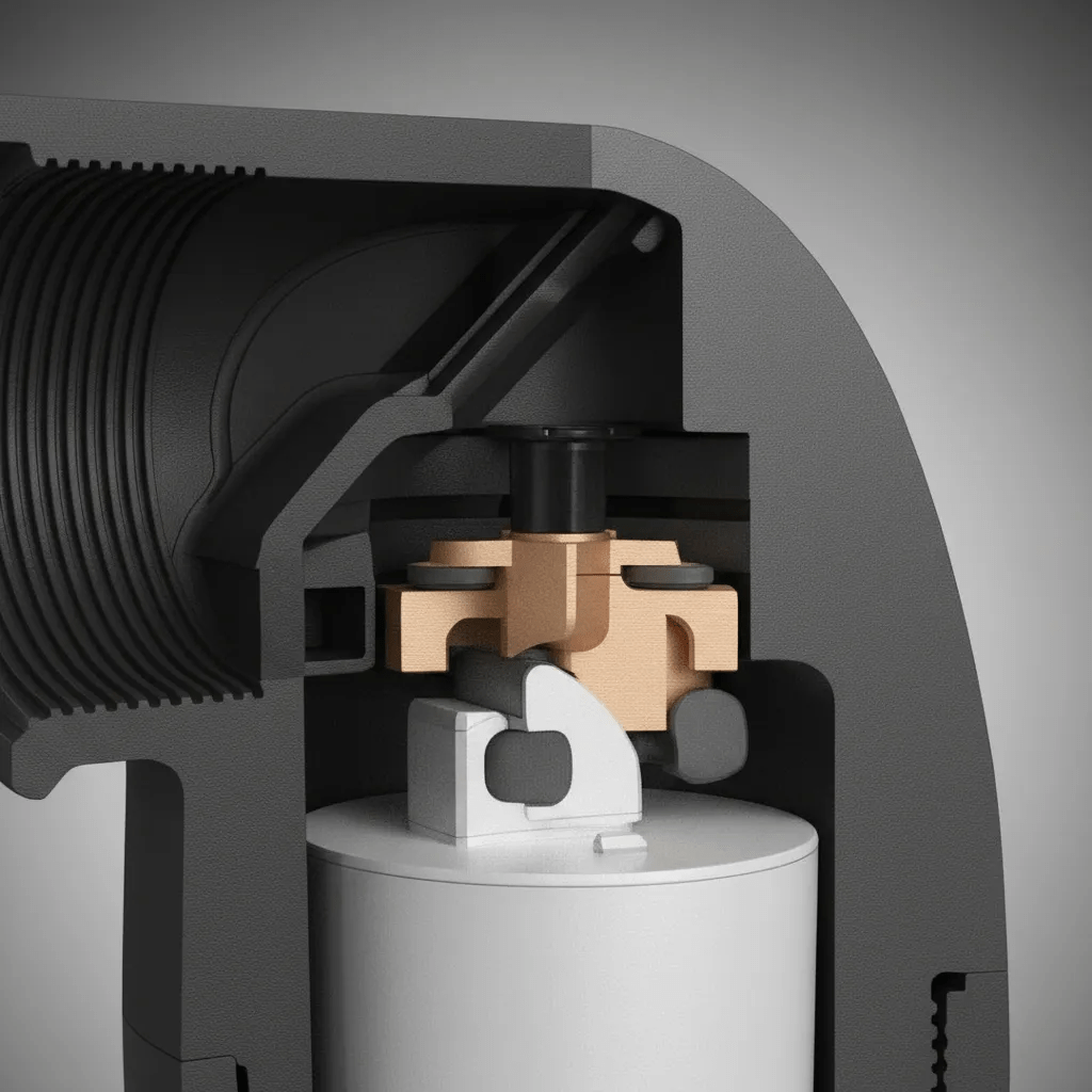 Válvula de Ar (Ventosa) Combinada C30 – 1” BSP – Corpo Plástico – PN16 – Bermad