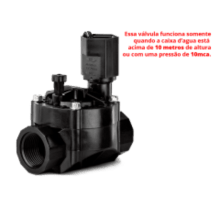 Válvula Solenoide Rain Bird 100-HV 1 Polegada Registro Elétrico Água  - Rain Bird