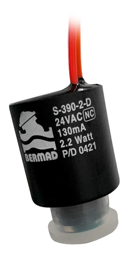 Válvula Solenoide S-390 2V NC 24 Vac sem Base (Modelo Antigo Registro Branco) – Bermad