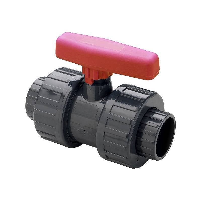 Válvula compacta de esfera pvc-u ptfe-epdm f/f pn10 2" BSP
