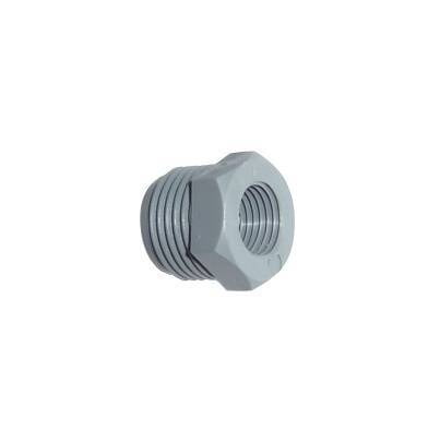 Bucha Redução 1/2” Macho x 1/4” Fêmea para Irrigação – Implebras