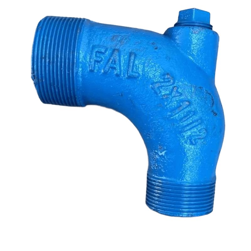 Curva Rosca Dupla 2" x 1 1/2" em Ferro Fundido – FAL