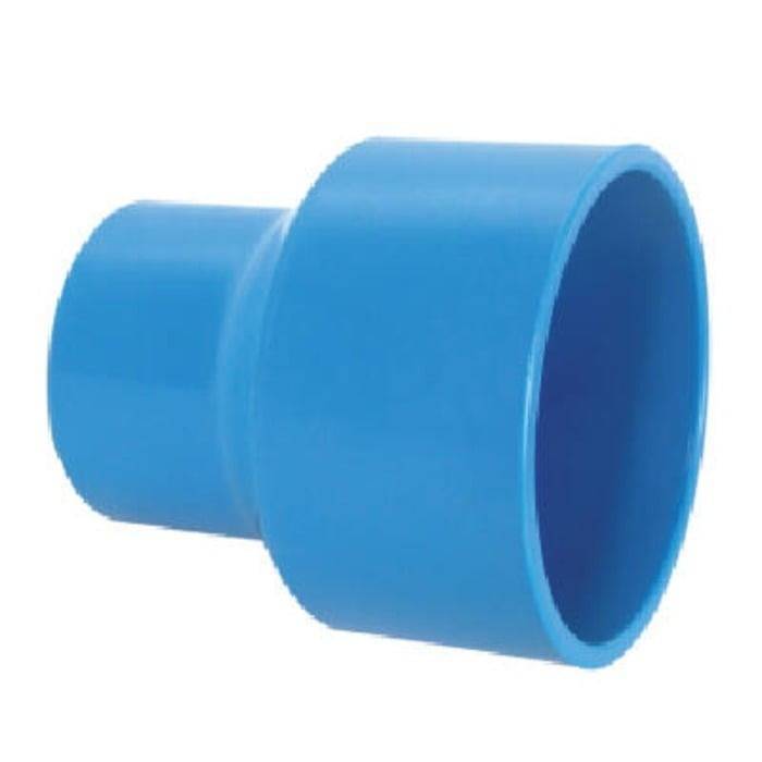 Luva PVC Injetada Redução Soldável 100x75 mm Azul Irriga – Doutor Irrigação