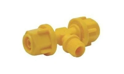 Tê 1/4” x 8 x 8mm Implebras