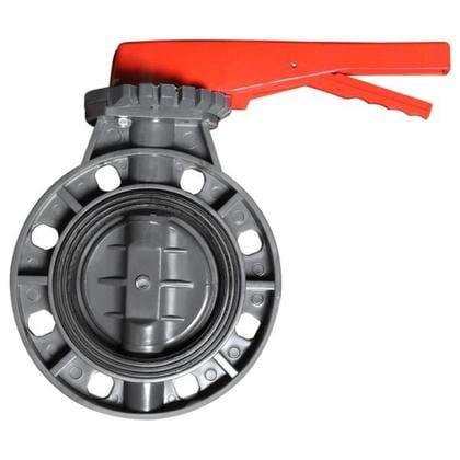 Valvula Borboleta PVC-U epdm pn10 d.110-4 Pol - Aquaplastic