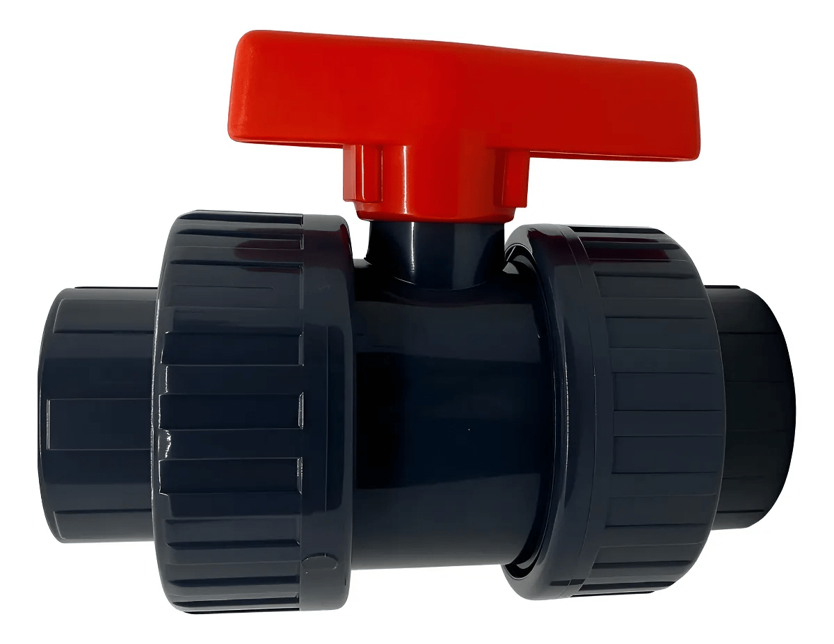 Válvula Compacta de Esfera PVC-U PTFE/EPDM F/F PN10 4” BSP